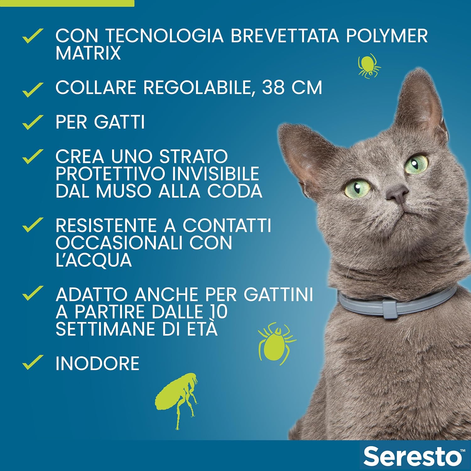Seresto collare antiparassitario per gatti - Foto 4