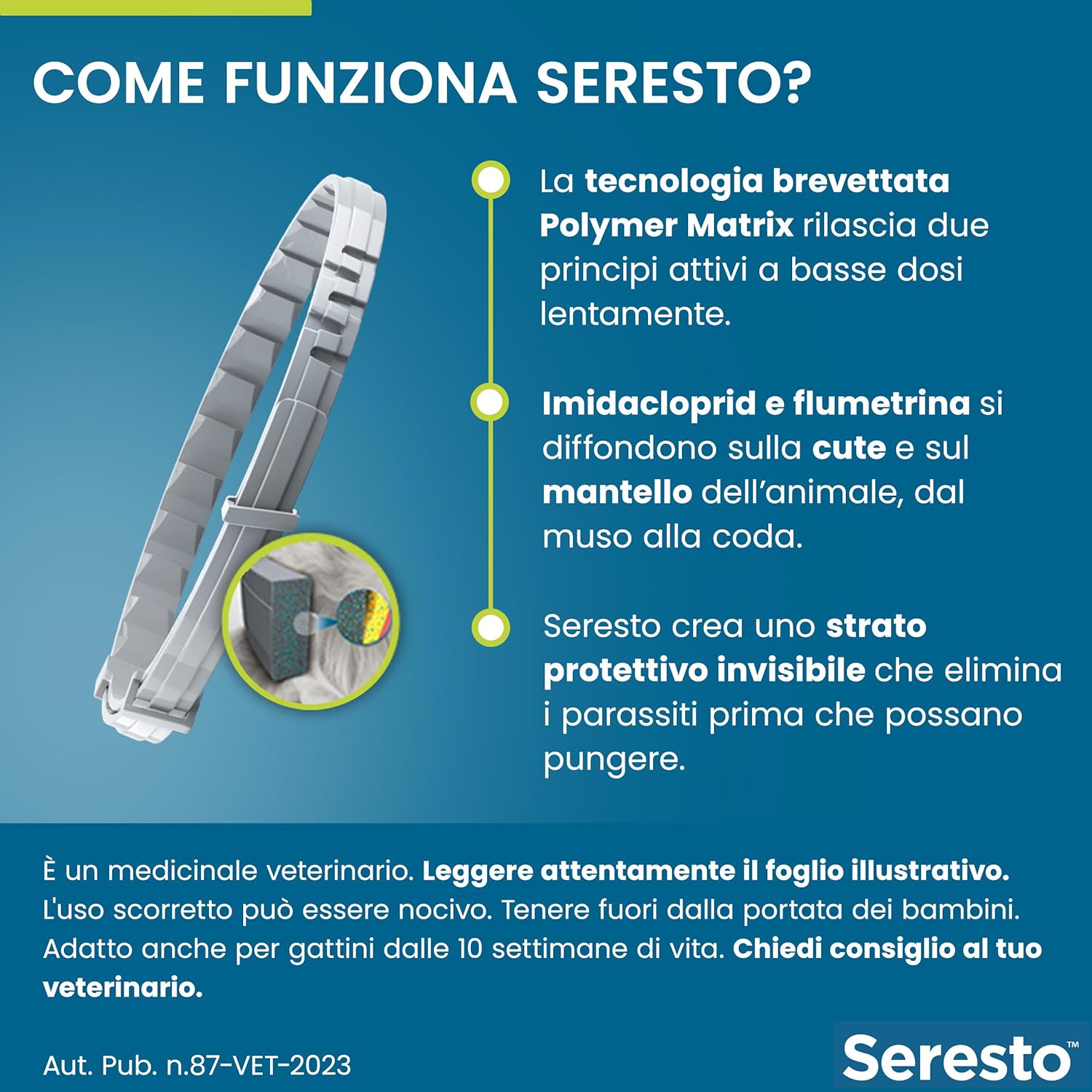 Seresto collare antiparassitario per gatti - Foto 6